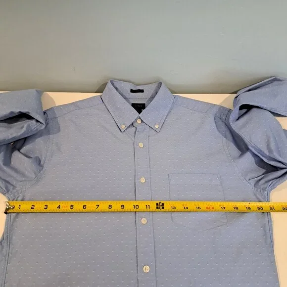 J. Crew Men's M Slim Fit 100% Cotton Long Sleeve Button Down Shirt Style #A0233 - Picture 10 of 14